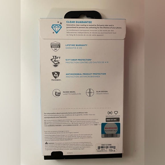 Speck Presidio Perfect-Clear iPhone SE (2020)/8/7 Case - Picture 2 of 2